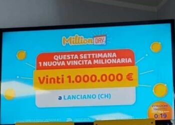 Vinto un milione di euro alla Tabaccheria Bruno in via del Mare