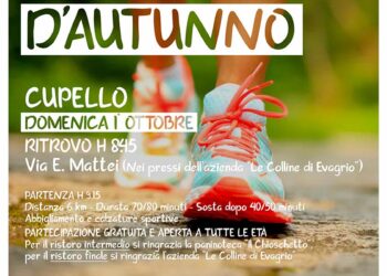 Il 1° ottobre a Cupello la “Camminata d’autunno” e la fiera della Madonna del Rosario