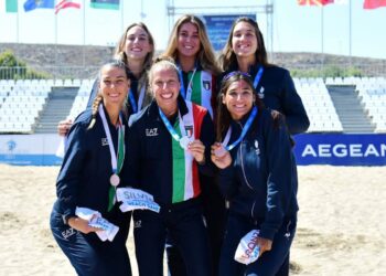 Ai “Mediterranean Beach Games 2023” secondo posto per Claudia Scampoli