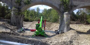 Ponte Rio Torto, iniziato il puntellamento: obiettivo riapertura a senso unico alternato