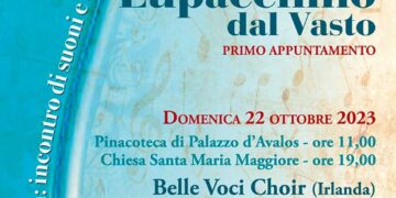 Al via con due cori esteri la 22ª rassegna musicale “Bernardino Lupacchino dal Vasto”