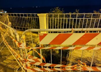 Balconata orientale, restano segni di cedimento: costone panoramico da consolidare
