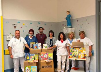 Maxi-donazione di libri al reparto di Pediatria di Lanciano