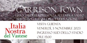 Il 3 novembre appuntamento con Italia Nostra per ricordare la “Garrison town”