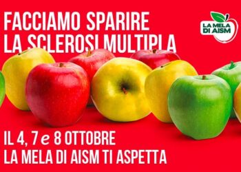 “La mela Aism ti aspetta”: oggi e domani a Vasto per sostere la ricerca sulla sclerosi multipla