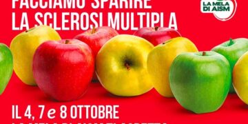 “La mela Aism ti aspetta”: oggi e domani a Vasto per sostere la ricerca sulla sclerosi multipla