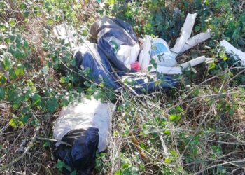 «Rifiuti abbandonati sull’argine del canale, pericolo di incendio»