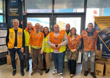 Colletta alimentare Lions, 1170 chili di alimenti donati dai vastesi