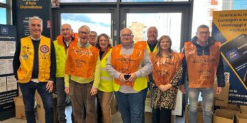 Colletta alimentare Lions, 1170 chili di alimenti donati dai vastesi