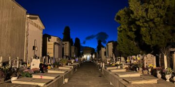 In diretta dal cimitero di Vasto la cerimonia di benedizione delle tombe
