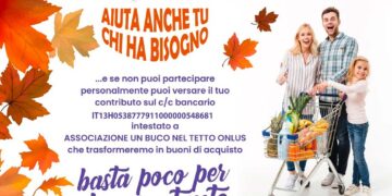 L’11 novembre torna la raccolta alimentare dell’associazione Un Buco nel Tetto