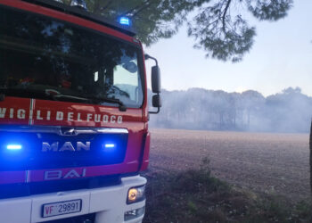 Incendi tra Abruzzo e Molise, vigili del fuoco al lavoro contro le fiamme