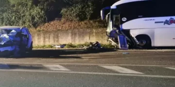 Scontro tra un’auto e un bus sulla Statale 16, muore ragazzino di 11 anni