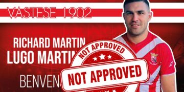 Salta Richard Lugo alla Vastese: non ha superato le visite mediche