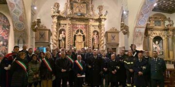 Messa natalizia interforze nella chiesa dei Santi Pietro e Paolo