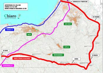 Raccordo Vasto Nord-Vasto Sud, Menna chiede 40 milioni a Salvini. Ecco il percorso completo