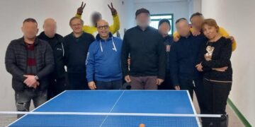 “Tennistavolo per tutti”: concluso il corso alla Casa Lavoro di Torre Sinello