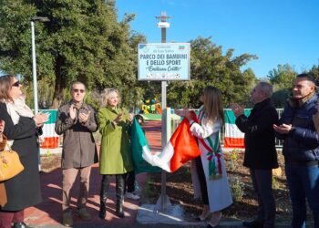 «Tributo alla giovinezza e alla vita», taglio di nastro per il parco dedicato a Emiliana Colitto