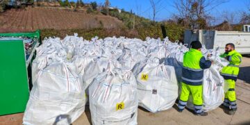 A Torino di Sangro raccolti 12 quintali di contenitori di fitofarmaci