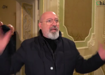 Vasto, alla domanda sul Superbonus Bonaccini inizia a urlare