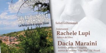 Dacia Maraini il 24 a Vasto alla presentazione del libro di Rachele Lupi