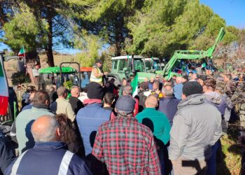 Protestano gli agricoltori del Vastese: «Siamo strozzati da tasse e gasolio alle stelle»