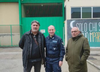 La delegazione dell’Osapp in visita alla Casa lavoro di Vasto