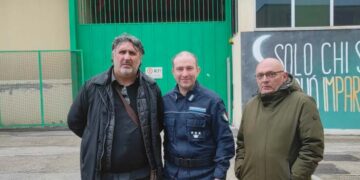 La delegazione dell’Osapp in visita alla Casa lavoro di Vasto