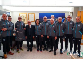 La nuova divisa della Podistica San Salvo consegnata a Gennaro Strever, «Lo sport è vita»