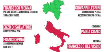 “L’autonomia differenziata che spacca l’Italia”, il 1° marzo il dibattito a Vasto