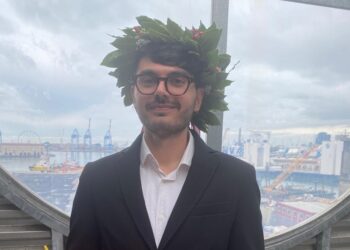 Emanuele Palagi neo dottore in economia delle aziende marittime di logistica e trasporti