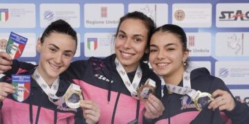 Cerritelli si copre d’oro: primo posto nella gara a squadre under 21 del Campionato Italiano tennistavolo