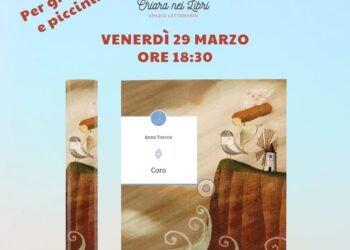“Coro”, il 29 marzo la presentazione del libro di Anna Tosone