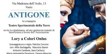 A Vasto lo spettacolo “Antigone” della compagnia Teatro sperimentale della Torre