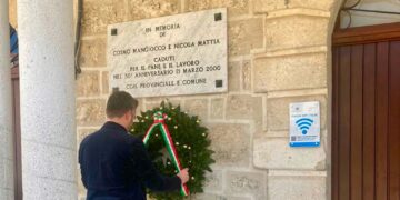 Lentella ricorda Mattia e Mangiocco. La testimonianza: «Quella strada ha dato un avvenire al paese»