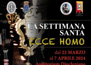 “Settimana Santa Ecce homo”, dal 22 la mostra all’Auditorium Diocleziano