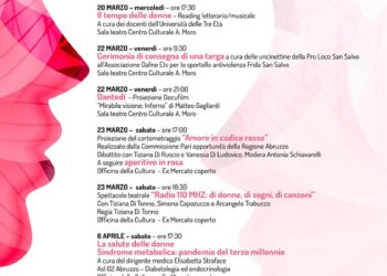 Marzo Rosa a San Salvo: nove gli appuntamenti