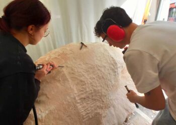 Gli studenti del “Pantini-Pudente” al lavoro per le nuove opere del “Fiabosco”