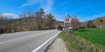 Bivio strade provinciali 100-111, installati i rilevatori di velocità