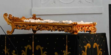 Lanciano, inizia la Settimana Santa. Una nuova lettiga per la confraternita Morte e Orazione