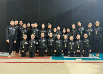Ritmart Casalbordino: 43 medaglie conquistare nella prima prova regionale di ginnastica ritmica
