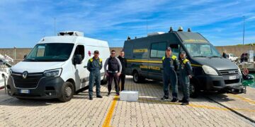 Lotta alla pesca di frodo, la guardia di finanza sequestra tre chilometri di reti