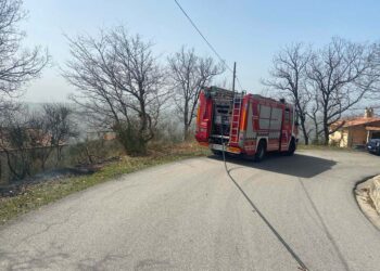 Incendio di sterpaglie a Schiavi di Abruzzo domato dai vigili del fuoco