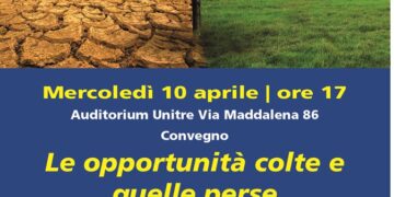 Cambiamento climatico, opportunità colte e perse: il seminario dell’Unitre