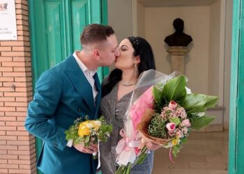 Lorena e Domenico sposi