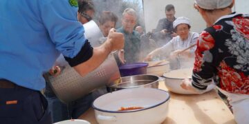 A San Salvo in centinaia in fila per le sagnitelle. Iniziano i festeggiamenti di San Vitale