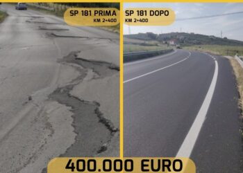 Consolidato il tratto franoso della provinciale Vasto-San Salvo