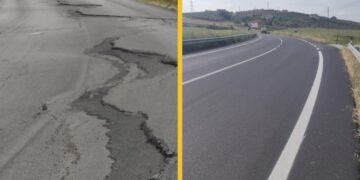 Consolidato il tratto franoso della provinciale Vasto-San Salvo