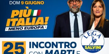Europee, Marti e Cucchiarella (Lega) incontrano gli elettori all’Auditorium “Renzo Piano”