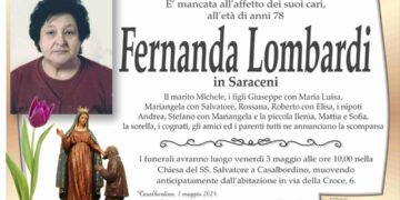 Cordoglio nell’Ugl per la morte di Fernanda Lombardi